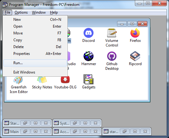 Program Manager screenshot